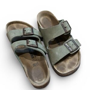 Birkenstock Olive Double Strap Sandals
